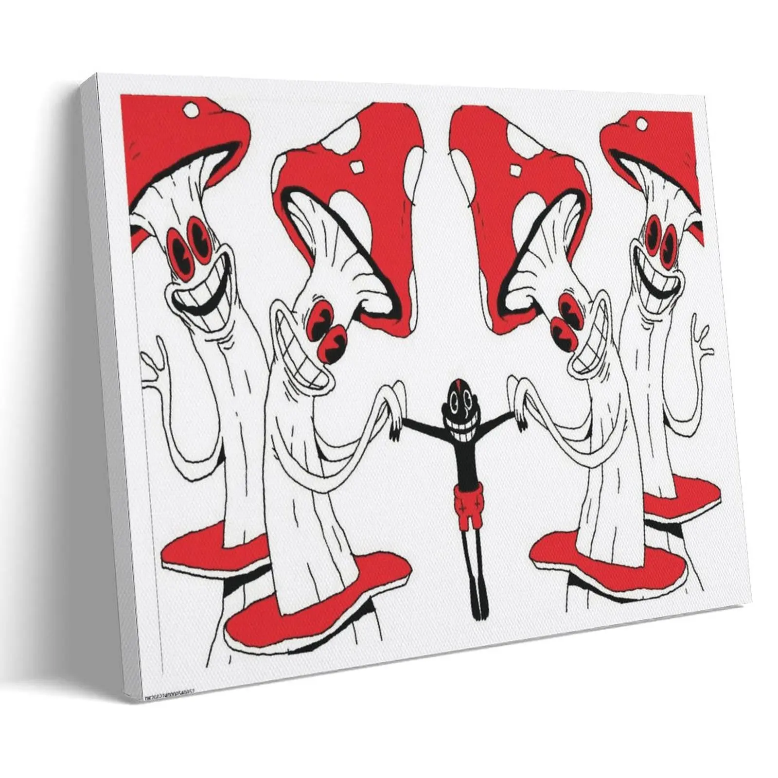 Lil-darkie with Mushrooms Poster Posters Music Album Cover Posters Canvas Wall Art High-Resolution Vintage Band & Artist Prints for Room