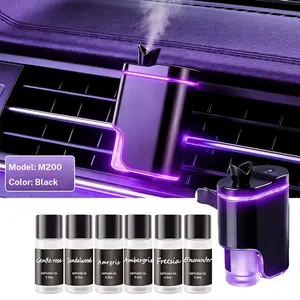 Car aromatherapy machine, intelligent car air freshener, with 6 different fragrances, car aromatherapy diffuser with 3 adjustable modes, suitable for car, home, office, gift for friends, car appliance, car accessory, Car Scent Diffuser