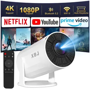 Summervibes All-New Flagship Upgraded projector, Ultra-Compact Portable projector wifi with Auto Keystone Correction & Manual Focus, Android 12.0 Bluetooth 6.0 portable projector, Supports 4K movie projector, Perfect for Valentine's Day Back to School