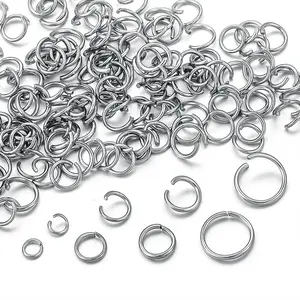 200pcs Stainless Steel Open Jump Rings Connectors 3/4/5/6/7/8/10mm for DIY Bracelets Jewelry Making Materials Supplies