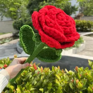 Handmade Giant Rose Artificial Flower, Faux Rose Bouquet, Perfect for Mother's Day, Birthday, Valentine's Day, Teacher Appreciation, Christmas Gift