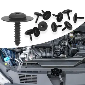 10Pcs Fender Liner Wheelhouse Liner Bumper Cover Splash Shield Fender Bolt Screw, Compatible with 11548270
