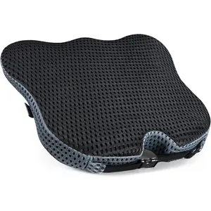 Wedge  Seat Cushion for  Visibility &   - High Density Memory , Non-Slip   Seat Cushion for Driving,  Fit for , SUV, & Tractor