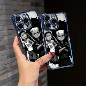 Cool Huey Freeman The Boondocks Phone Case Suitable for iPhone 17 17Air 16, 15, 14, 13, 12, 11 Pro Max, X, XS Max, Plus - Shockproof Transparent Soft Back Cover