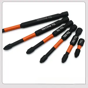 Impact Resistant Magnetic Phillips Screwdriver Bits High Hardness Industrial Grade for Electric Drill Impact Driver