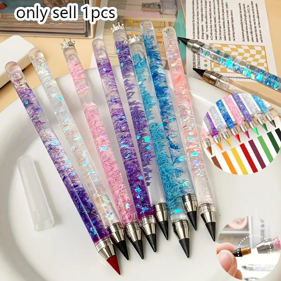 A Colorful Sand Pencil That Never Needs Sharpening, an Everlasting HB Pencil, Durable Sketch Pens, Suitable for School Teachers, Students' Stationery, Office Writing, Art Supplies, Art Materials, Classroom Supplies, Stationery Writing Tools