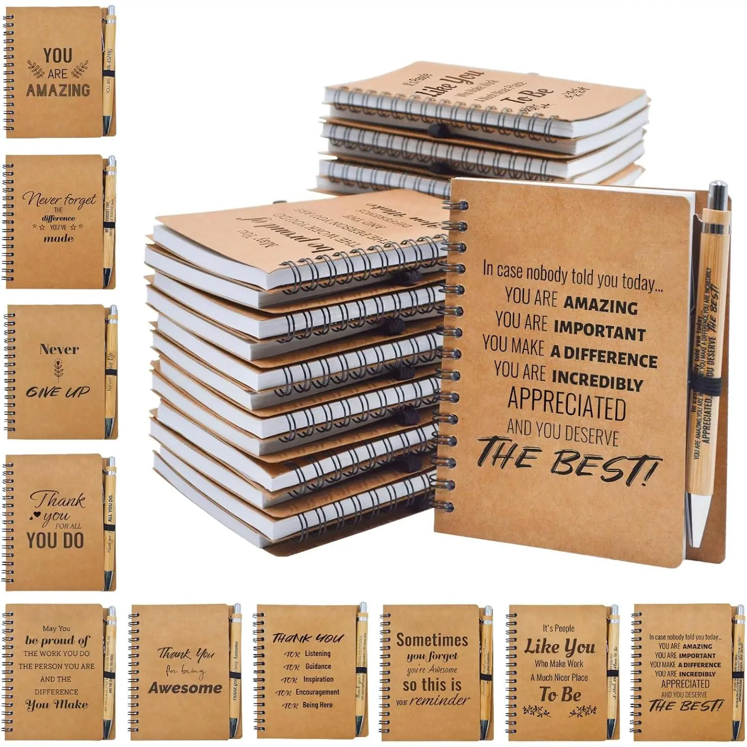 20 count Employee Appreciation Gifts Bulk - 10 Sets of Inspirational ...