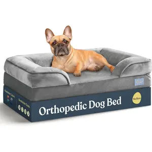 Sofa  Bed - Ultra Comfortable  Beds for Medium Dogs - Breathable &  Pet Bed- Egg  Sofa Bed with Extra  and  Support - Removable Washable Cover & Nonslip Bottom.