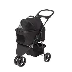 Top Paw Three Wheel Three-in-One Dog Stroller - Pet Stroller, Booster, Carrier up to 30 lbs