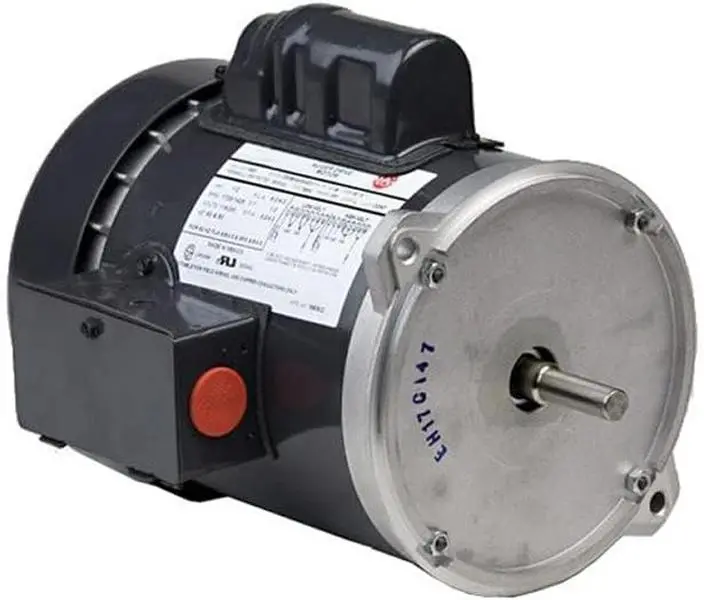 US Motors FD12CM2PZYR Auger Motor, 1/2 HP, Cap Start, 1800 RPM, 115, 230V, 56Y Frame