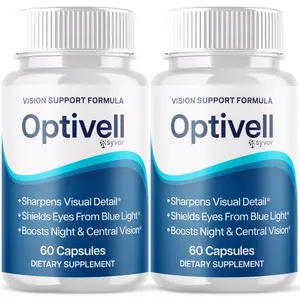 (2 Pack) Optivell Vision Support Formula, Nutritional Support Formula Opti Vell Eye Health (120 Capsules)