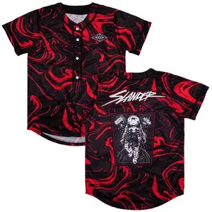 Slander Merch Spaceman Baseball Jersey Tops V-Neck Short Sleeve Shirts Women Men Streetwear, Cozy Fit, Perfect for Any Season