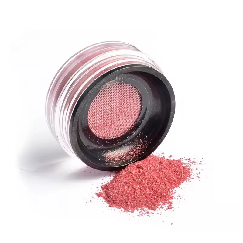 Diamond Dust Highlights Eyeshadow - Pink Pigment Makeup Product with Unique Container Design Crystal Water Proof Cosmetic Bronze