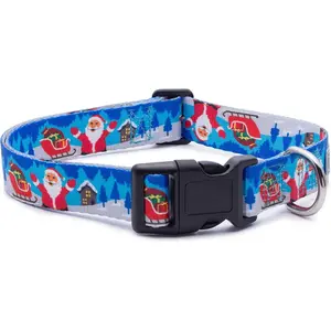 Medium Santa Christmas Collar for Dogs and Cats