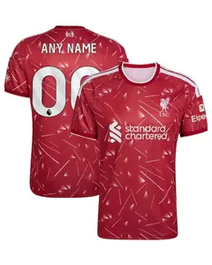 Unisex Soccer/Football Team Liverpool Champions League/Ligue 1 2025/26 Home/Away Replica Jersey - Red