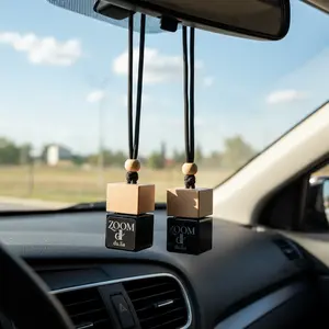 Luxury Car Air Freshener - ZOOM, Fresh Citrus, Orange Blossom & Basil, Long Lasting Hanging Diffuser