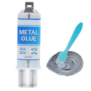 Metal Epoxy Glue Heavy Duty , Liquid Welding Adhesive, Automotive  Filler & Exhaust Repair Kit, Bonds Metals, Plastics, Stainless Steel, Iron, , 1.76 oz