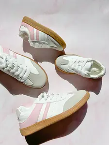 White/Pink Mommy and Me Sneakers White/Pink Mommy and Me Sneakers