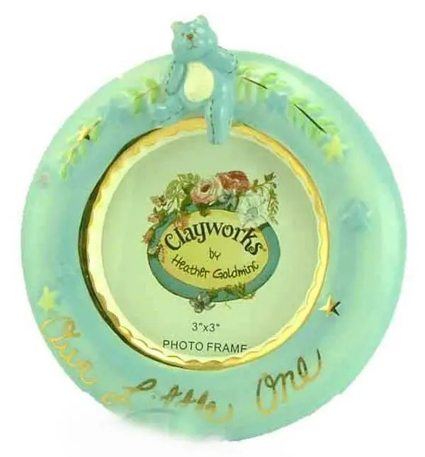 Our Little One Circle Frame Blue - Clayworks