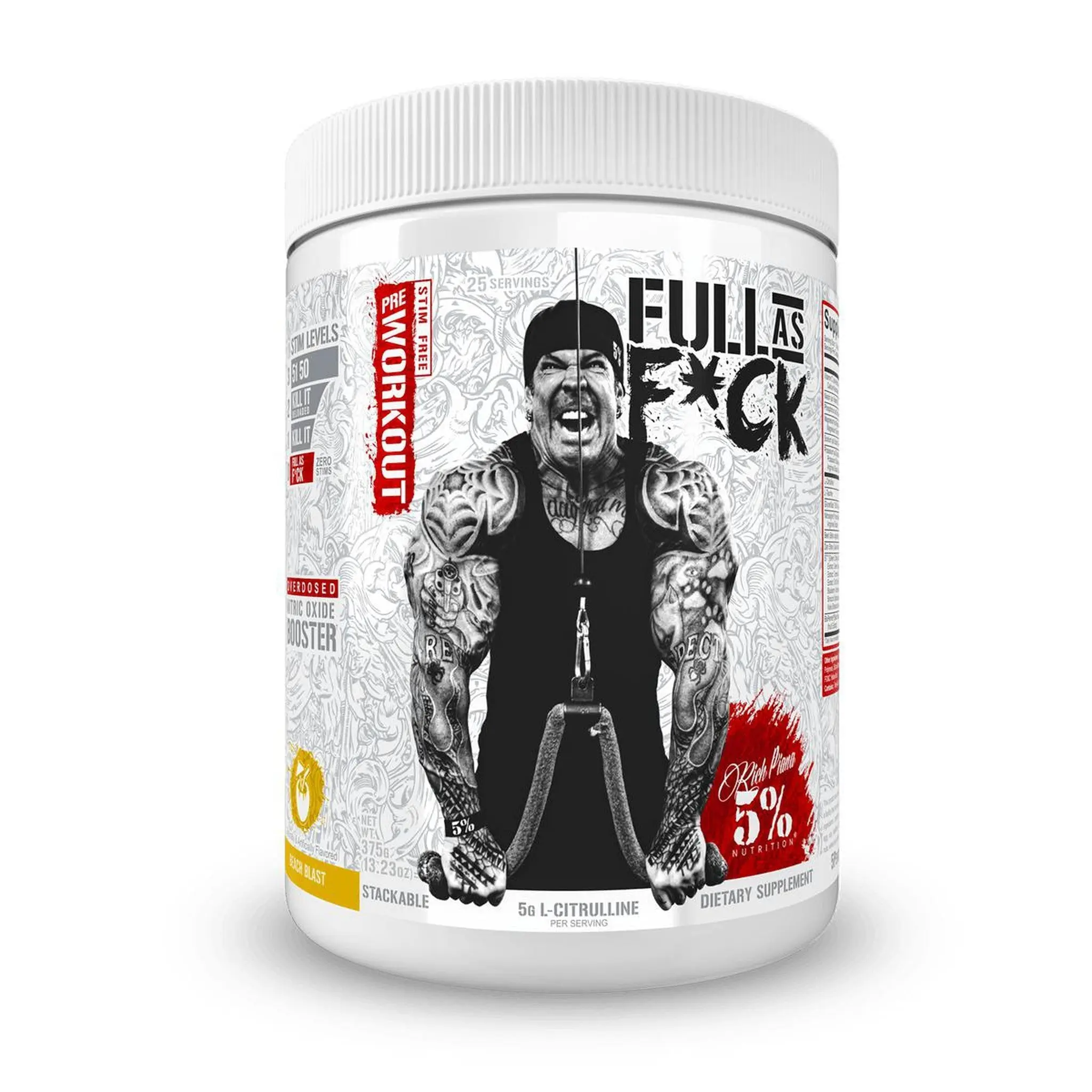 5% Nutrition Full As Fck Pre-Workout Supplement