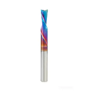 Amana Tool 46202-K SC Spektra Extreme Tool Life Coated Spiral Plunge 1/4 Dia x 3/4 CH x 1/4 SHK 2-1/2 Inch Long Down-Cut Router Bit