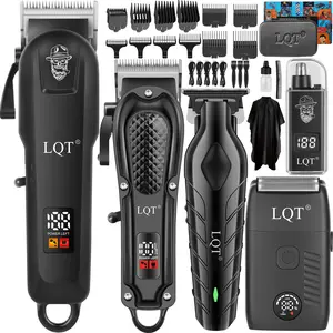 Professional Haircut Kit, Rechargeable Cordless Hair Clipper Set, Electric Foil Shaver & Beard Trimmer, Face Beauty Tools, Cordless Trimmers, Barber Clippers Set