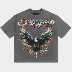 Godspeed Eagle Eye T-shirt (Grey Wash)