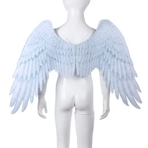 1pc Angel Wings Costume Prop, Carnival Mardi Gras Halloween Wings, Party Stage Performance Angel Wings Accessory