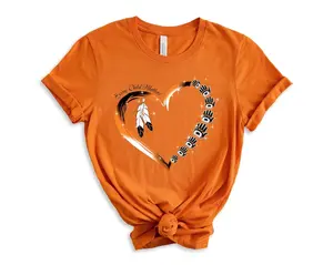 BLACKLYLY Orange Day Shirt Every Child Matters T-Shirt Awareness for Indigenous Orange Day Gift Indigenous Education Kindness and Equality September T-Shirt - Unisex Cotton Tee Shirt Top
