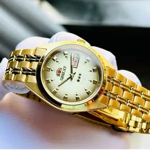 Orient 3 Star 21 Jewels Gold Tone Automatic Men's Watch