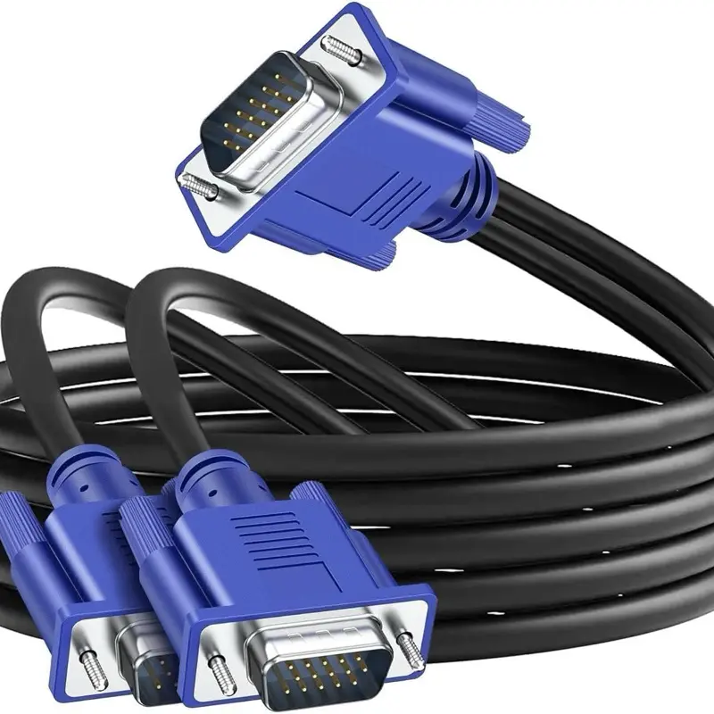 VGA Splitter Cable for 2 Monitors 1080P VGA Male to 2 Male Adapter 1 male adapter Video Cord Dual MonitorCool Little USB Projector with Interchangeable Slides for Earth Moon & Other Planets Creates Galaxy Vibe Easy to Use 1 Inch Head Flexible Neck 6.3 i