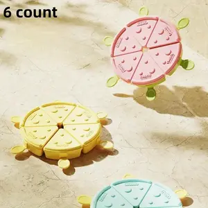 6count/set Popsicle Mold, Creative Cartoon Cheese Design, Safe Jelly Molds, Ideal for Homemade Treats & Parties, Durable Kitchen Accessories