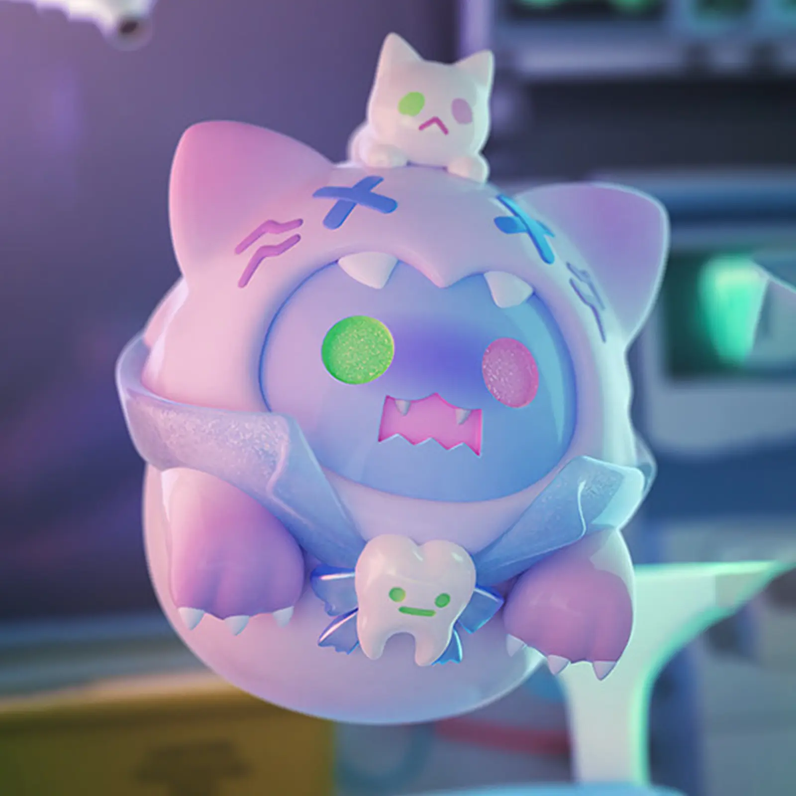 ShinWoo Ghost Bear Vampire Candy Shop Series Blind Box - TikTok Shop