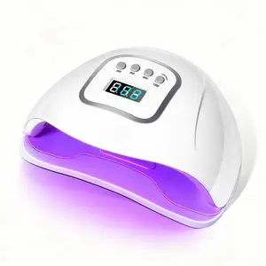 UV LED Nail Lamp, Nail Dryer for Gel Polish, Gel Nail LampLed Nail Light for Gel Nails with Automatic Sensor & 4Timers Nail Art Nail Care Drying Handle