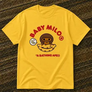Baby Milo T-shirt, Gifts Shirt, Unisex Vintage Graphic Tees Gothic Grunge Y2k Emo Scene Amity Affliction Style Clothes Men Women Streetwear Summer