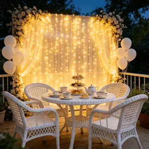 300 LED Fairy Curtain Lights, Remote control Vibrant USB String Lights for Christmas, New Year'S Eve, Valentine'S Day, Halloween, Thanksgiving, Holiday Celebrations, Weddings, Bedroom Decoration, Decorative Lights for a Festive Atmosphere