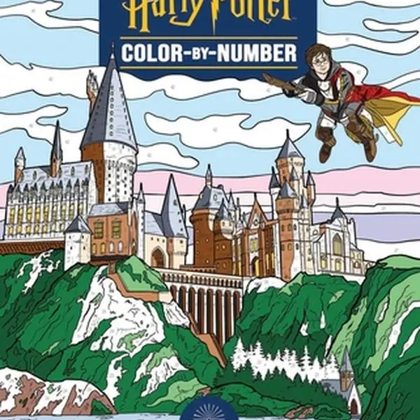 Harry Potter Stress Relief Coloring Book - Editors of Thunder Bay Press, Soft Cover, Numbered Line Art, All Ages, Perforated Pages, Officially Licensed Images, Relax & Color, Reduce Stress, Focus-Regaining English Screen-Free Calming Activity Book