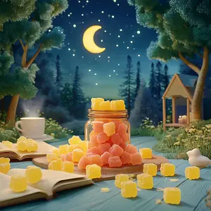 Sleep Gummies Snack - Soft Texture, Delicious Flavor, 25 Pieces Chewable Sleep-Support Treat