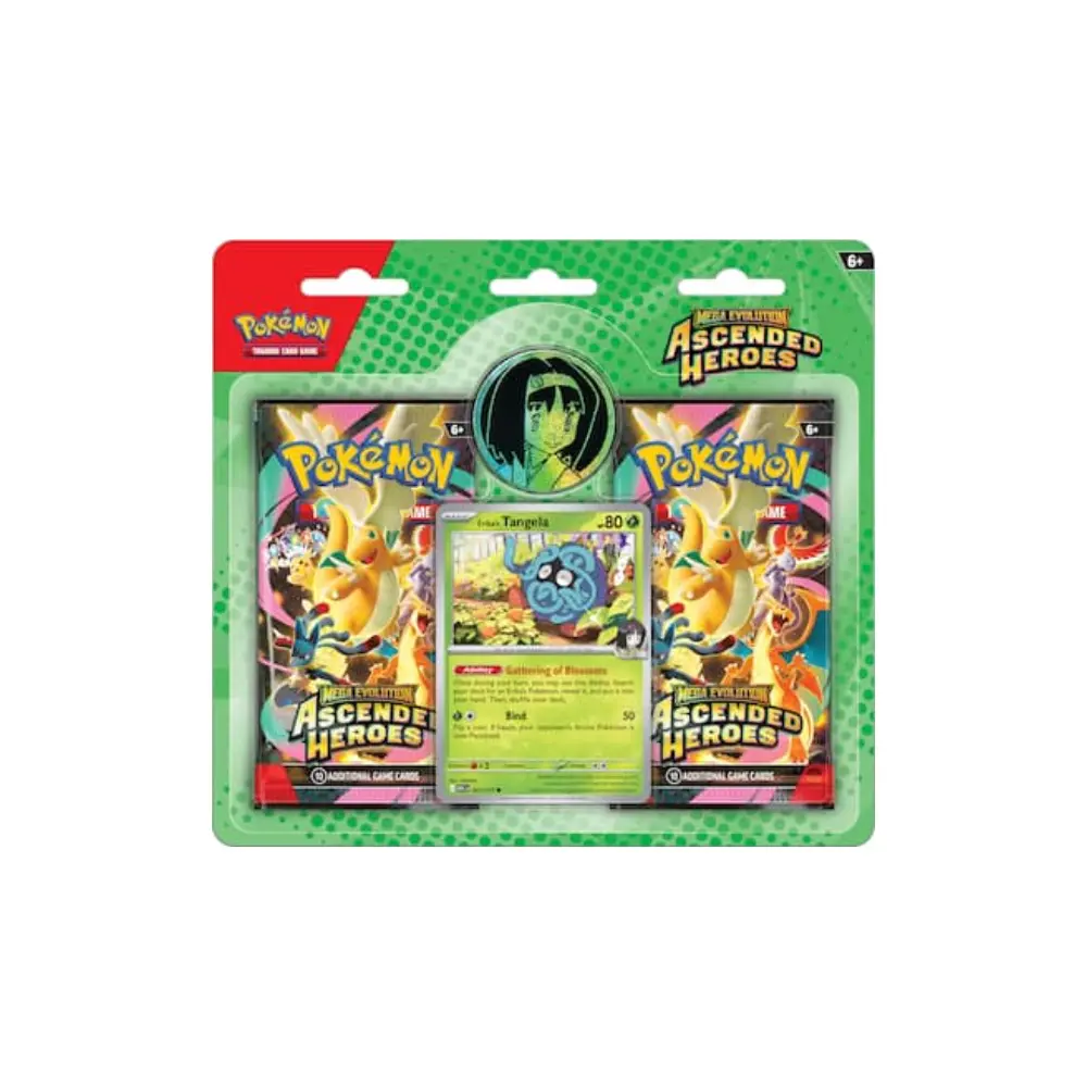 English Pokemon TCG Ascended Heroes 2-Pack Blister Pack - TikTok Shop