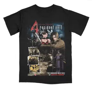 Resident Evil Movie Graphic Tee, Action Hero Alice Vintage Style Shirt, Horror Film Merch, Gunfight Aesthetic, Dark Streetwear, Menswear Womenswear Top