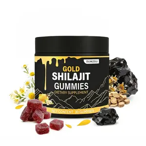 Summervibes Gold Shilajit Gummies- Organic Manuka Honey | Energy & Stamina | Sports and Fitness | 30 Count Gummies