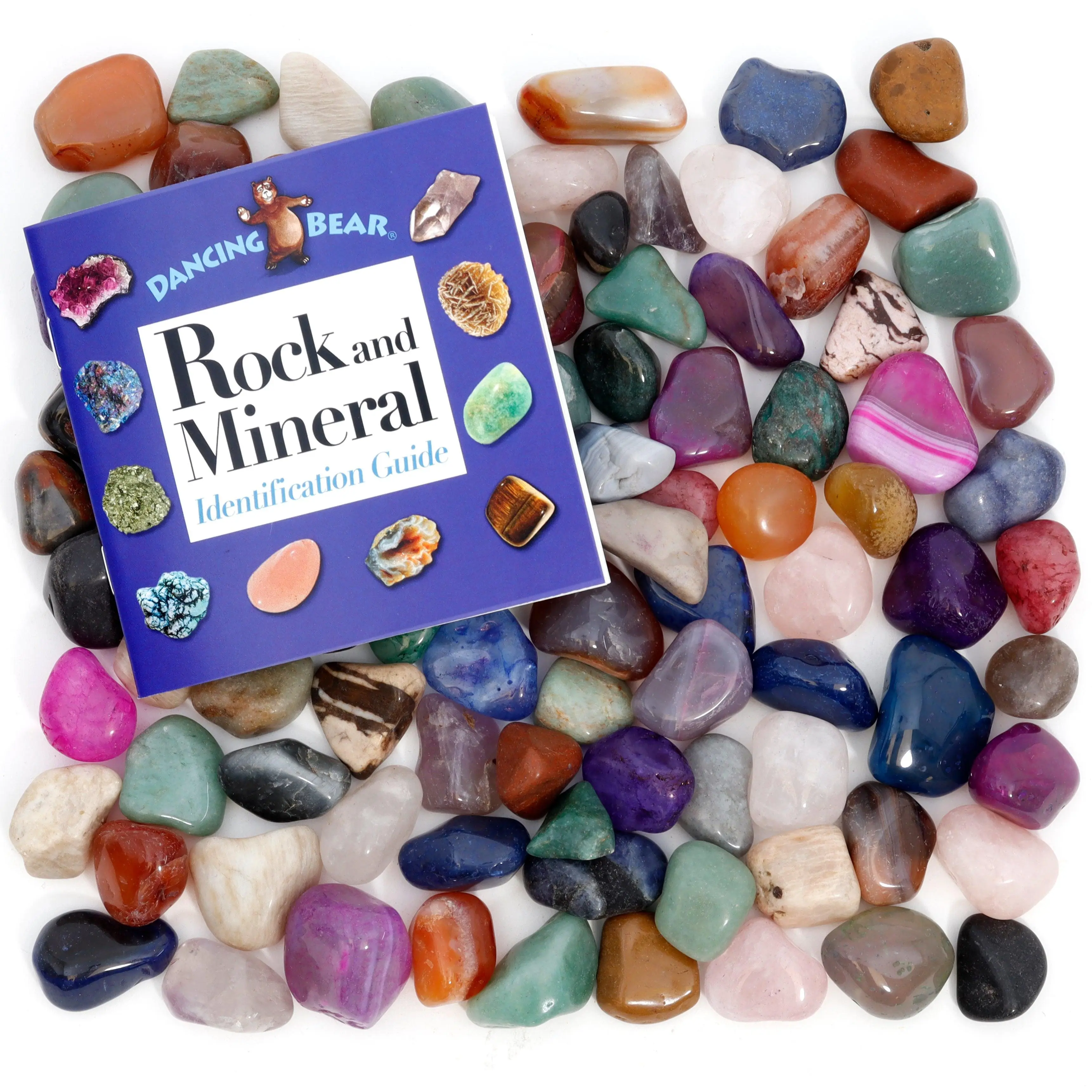Tumbled Polished Natural and Dyed Gem Stones. Average Size 1 inch.  Choose  2 or 5 lbs.