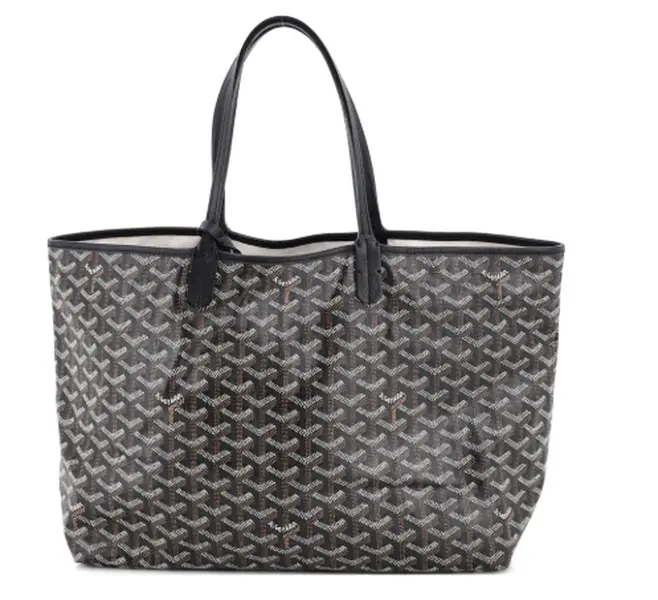 Pre-owned Goyard pvc Tote Bags Saint Louis Coated Canvas PM tote bag