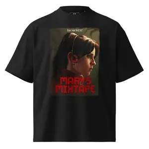 Mary's Mixtape Unisex organic oversized high neck t-shirt