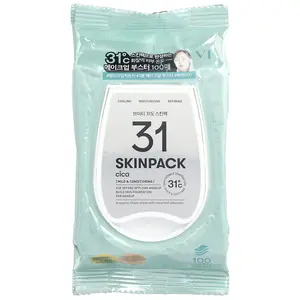 VT Cosmetics 31 Skin Pack, Cica, 100 Sheets