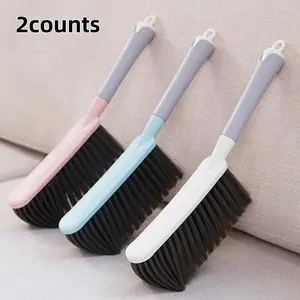 Office Sofa Dust Cleaning Brush Set, Long Handle Sweeping Broom, Small Table Sweep Keyboard Cleaner, 2 Pieces