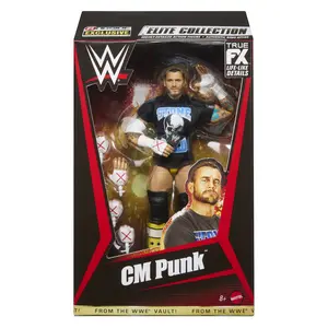 (Vault - Pipe Bomb CM Punk) - WWE From the Vault Ringside Exclusive Mattel WWE Toy Wrestling Action Figure