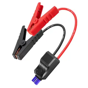 1PCS Smart Safety Clamps for Car Jump Starter - Auto-Sensing Emergency Battery Booster Clamps with 8-Protection Circuit, Reverse Polarity Prevention for 12V Vehicles​