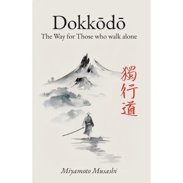 Dokkodo: Miyamoto Musashi's 21 Samurai Philosophy Precepts Book - English Paperback, Art, Warrior Code, Per-Precept Commentaries, Meaningful Nuances Preserved, Translated for Easy Reading, Japanese Art, Meaningful Japanese Nuances Preserved