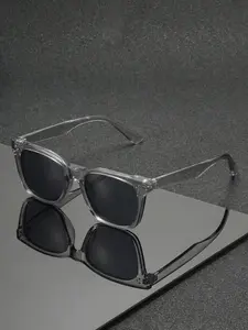 Vintage Square Glasses for Men and Women, Fashionable Sunglasses, Trendy Street Style PC Full Frame, Lightweight Casual Daily Commute Eyewear, Street Style Shades